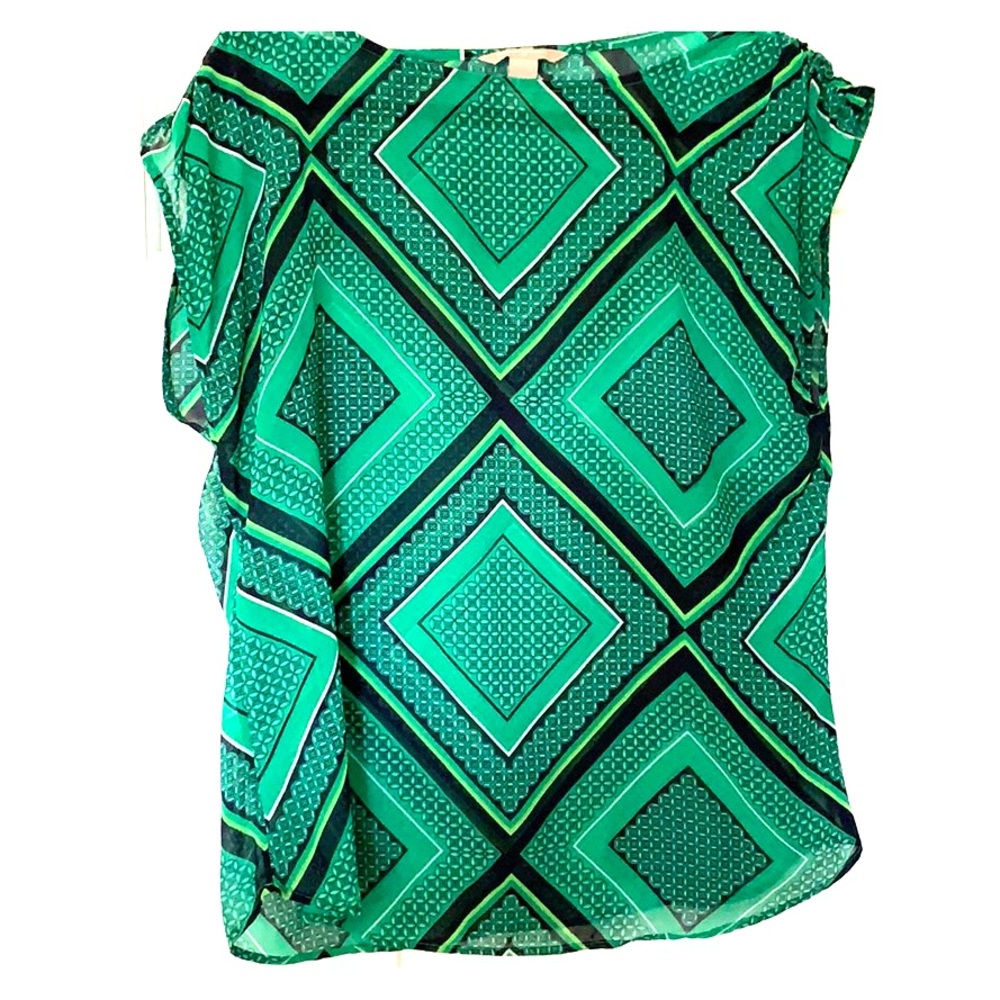 3 for $30 geometric Banana republic blouse